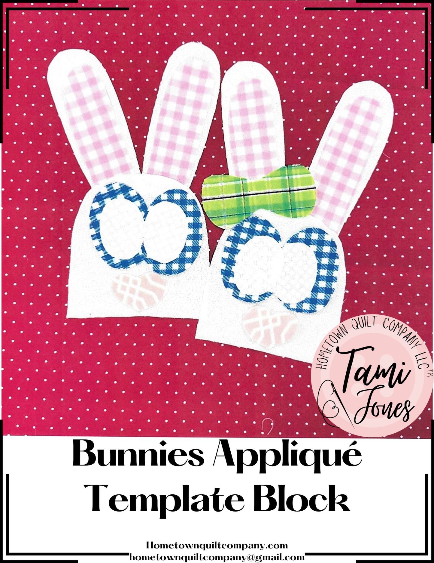 Bunnies Appliqué Pattern