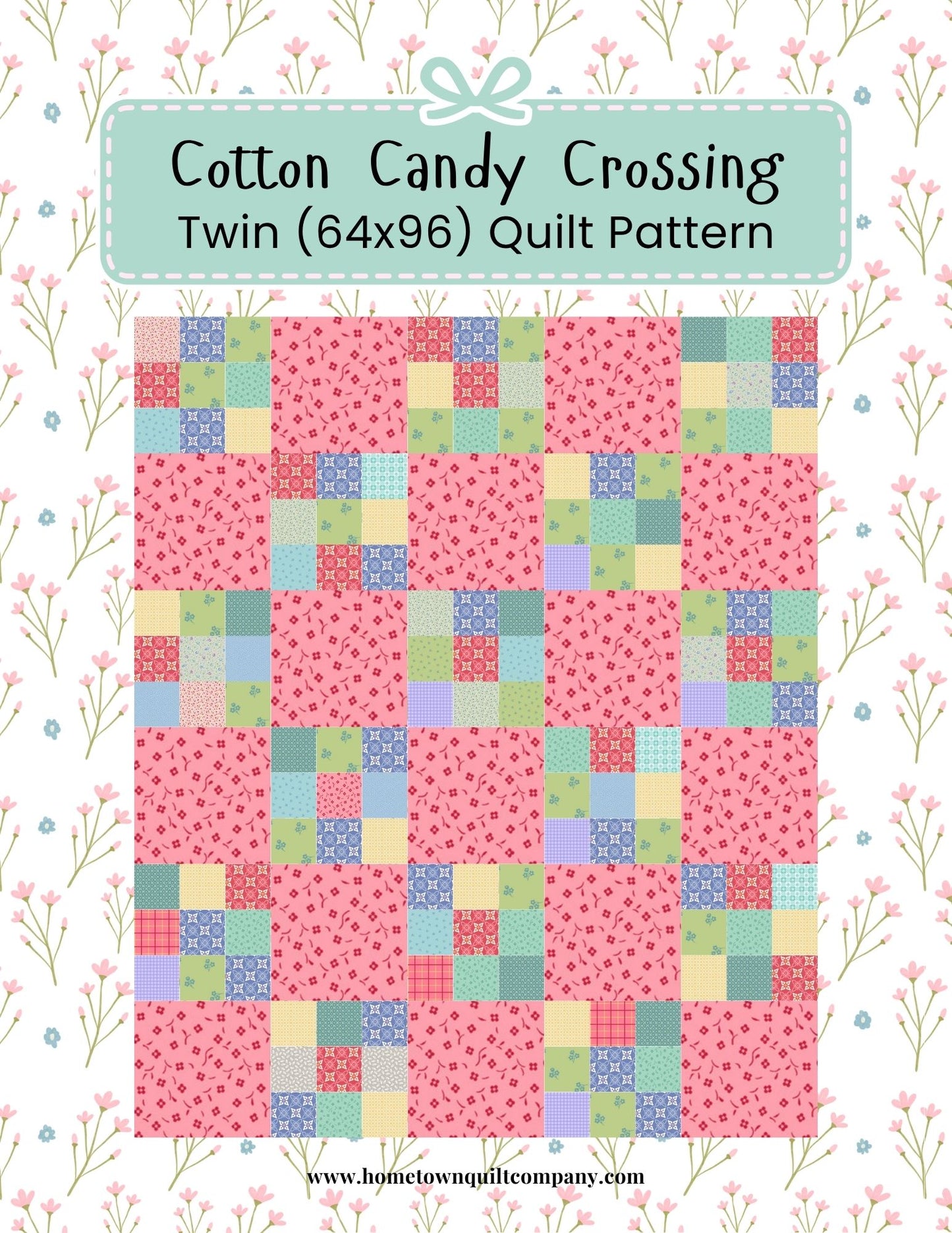 Cotton Candy Crossing Quilt Pattern
