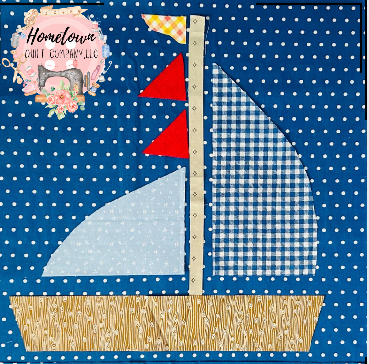 Sailboat Six Appliqué