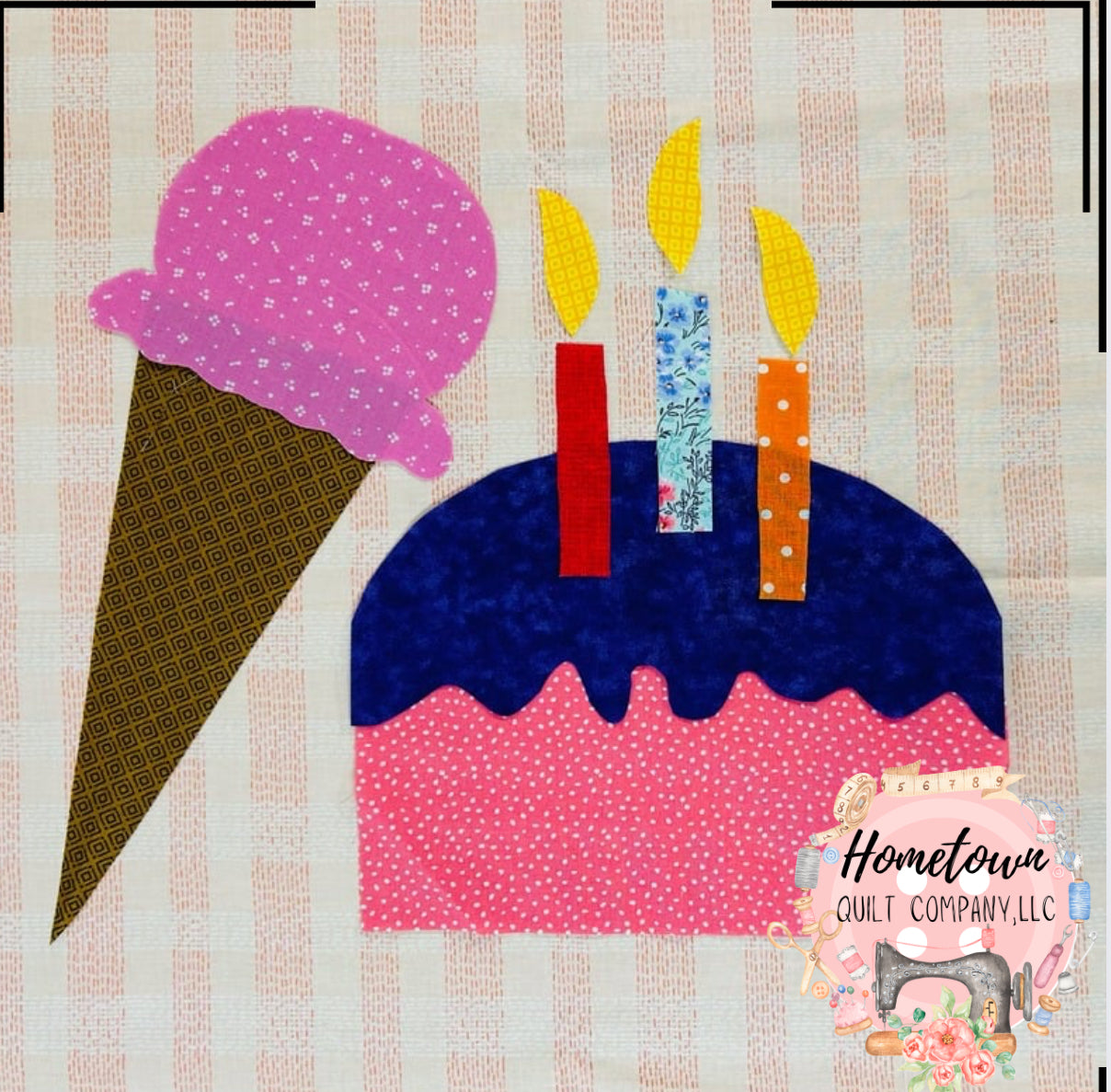 Cake and Ice Cream Appliqué