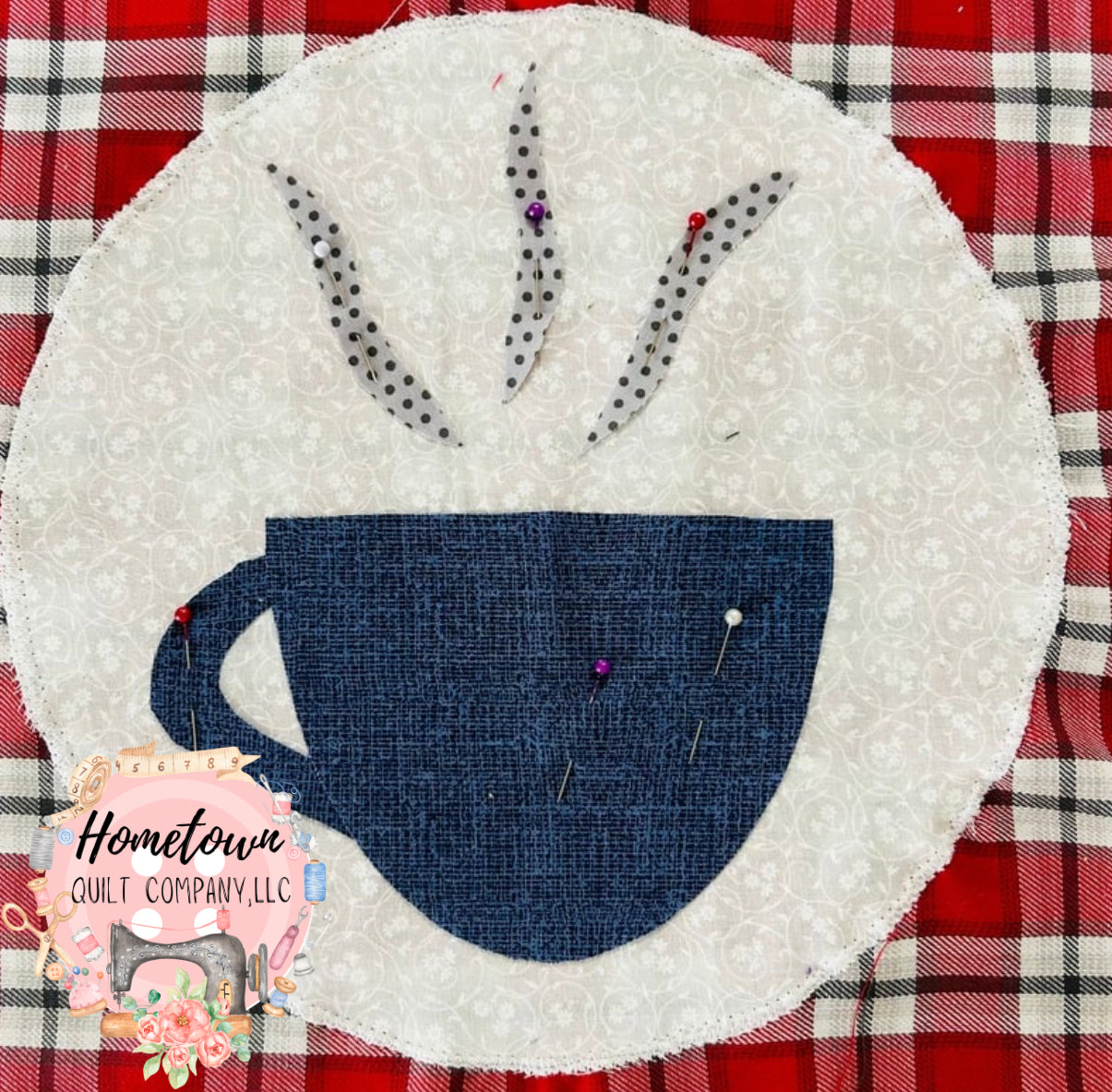 Hot Chocolate 12x12 Appliqué Pattern