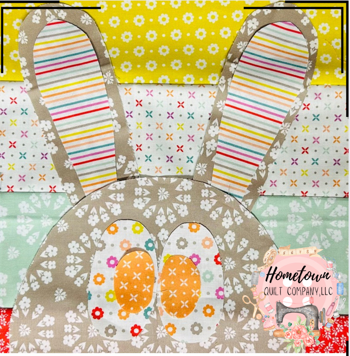 Bunny Bag with Handles Template