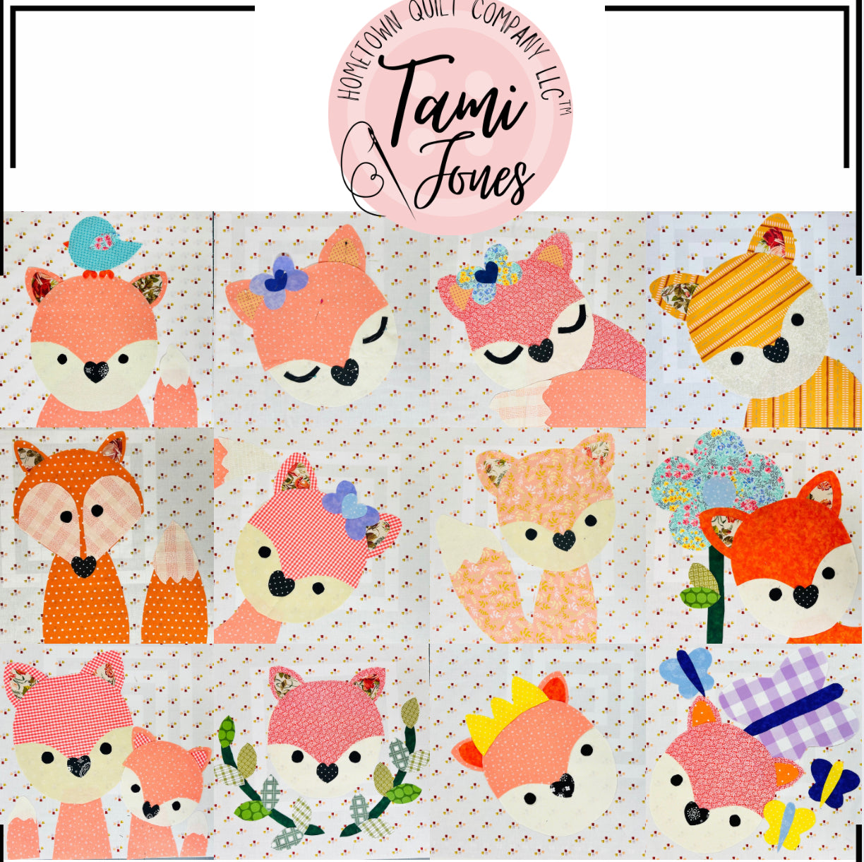 Fox Appliqué Template Set