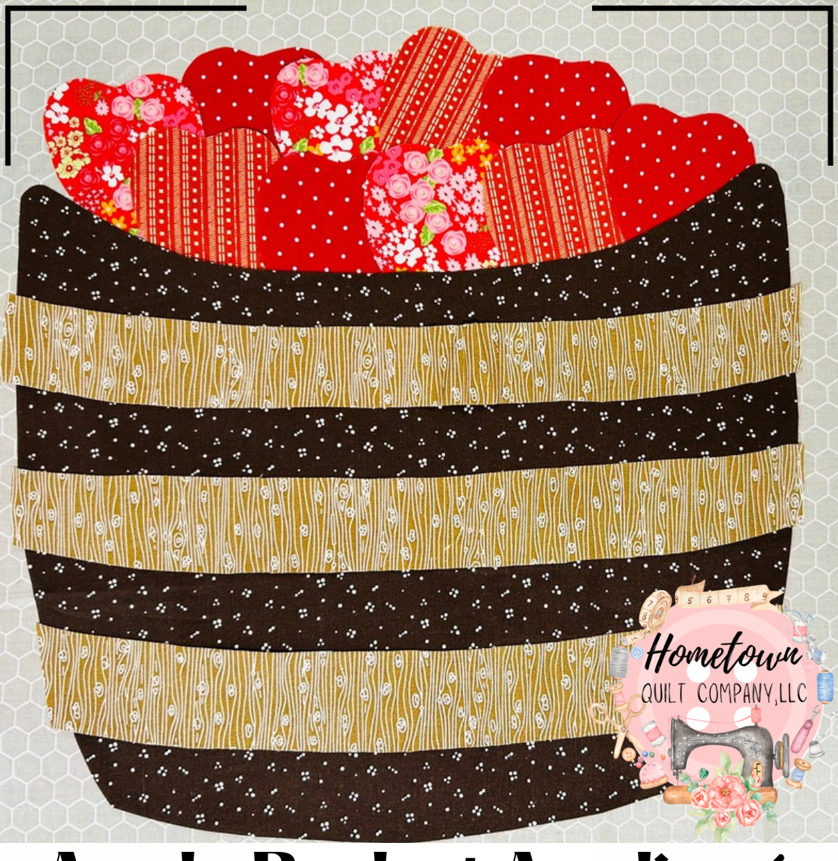 Apple Basket Appliqué