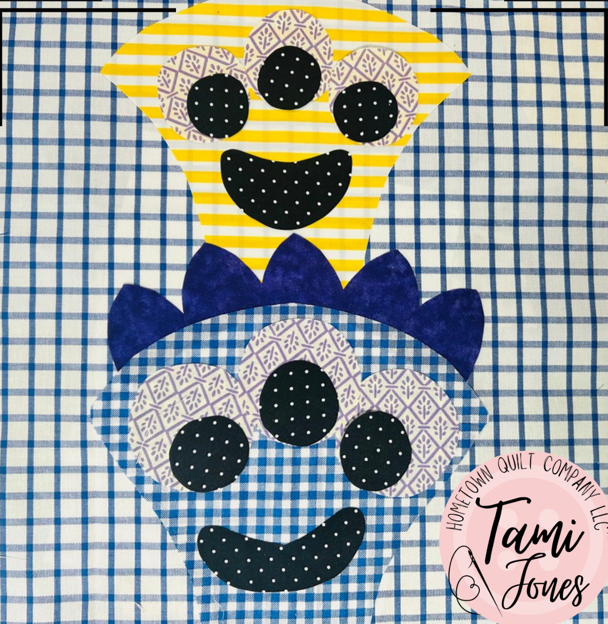 Monster Twelve appliqué