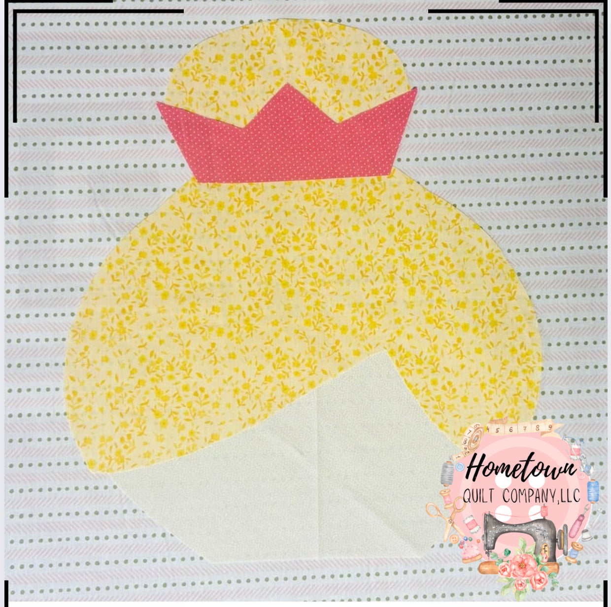 Girl Head Block Template