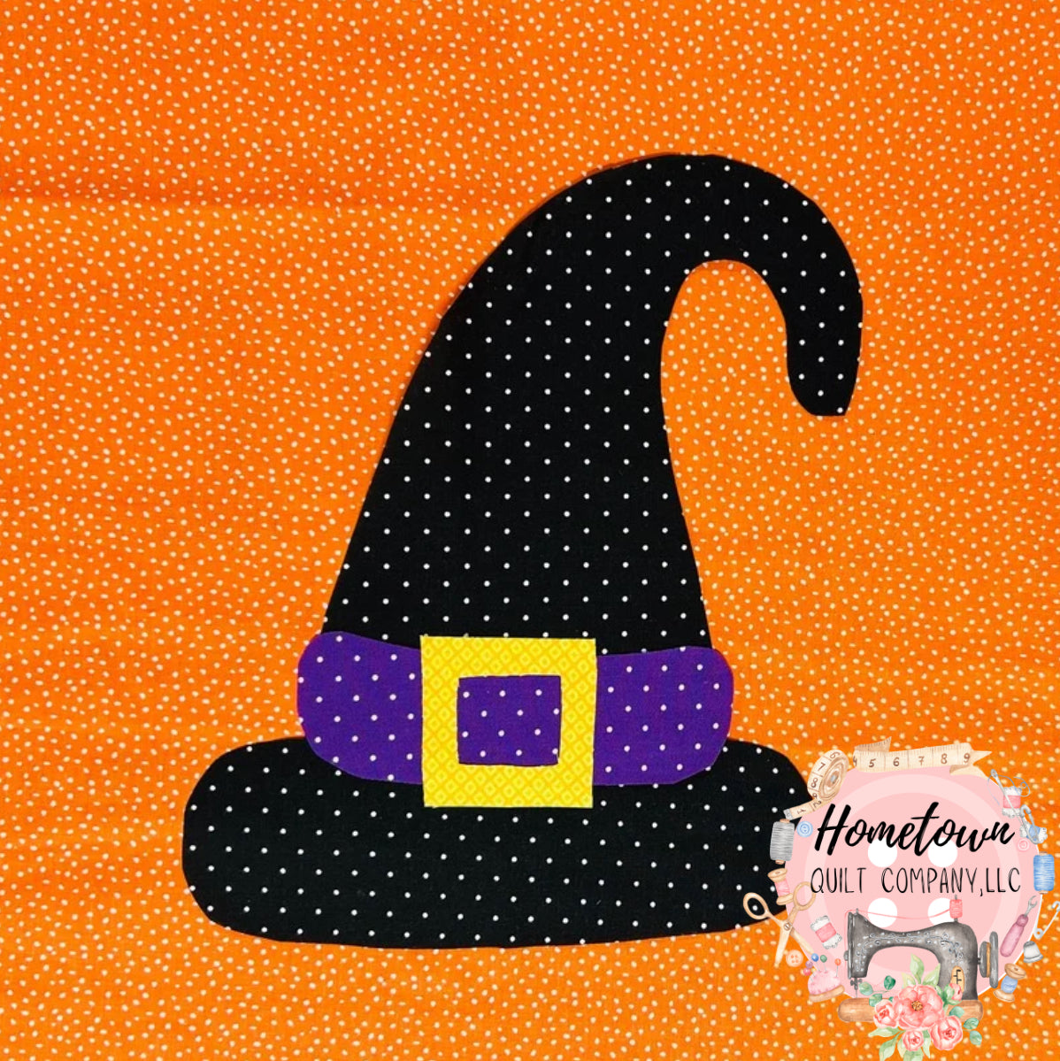 Witch Hat Appliqué Pattern