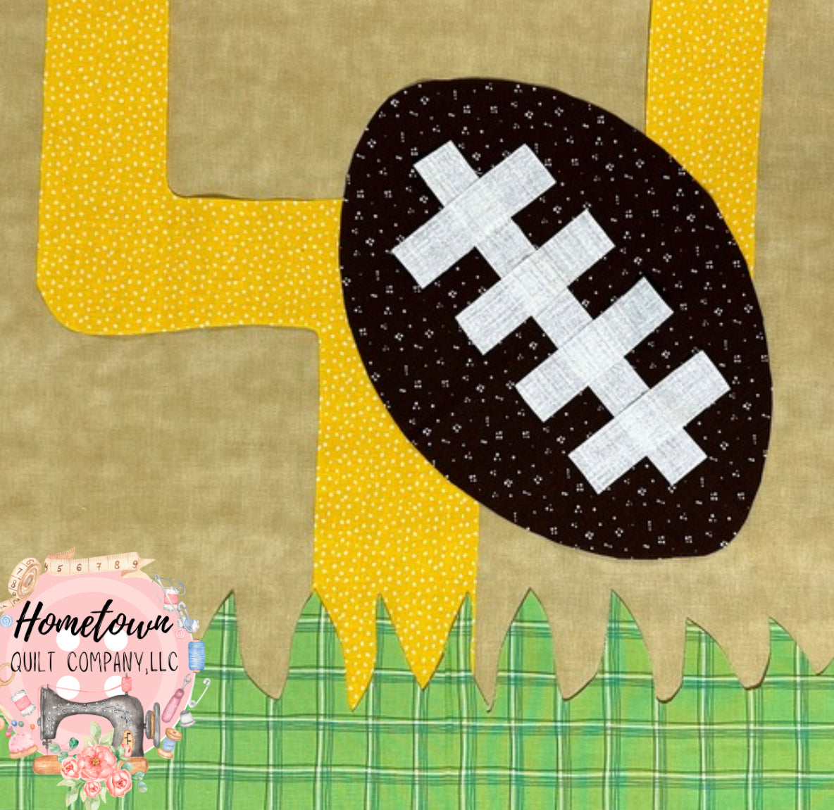Football Appliqué Pattern