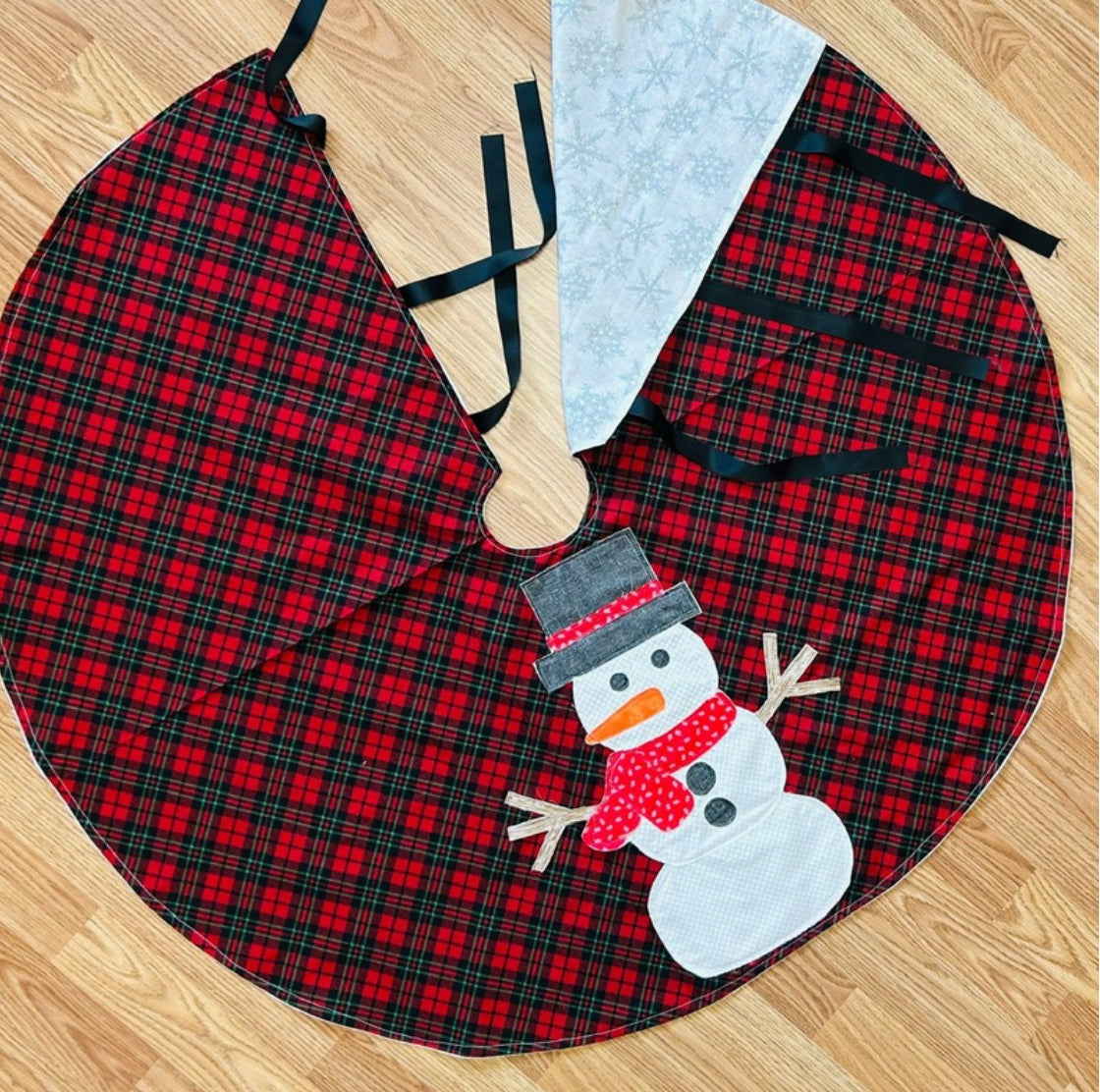 Christmas Tree Skirt Pattern Reversible