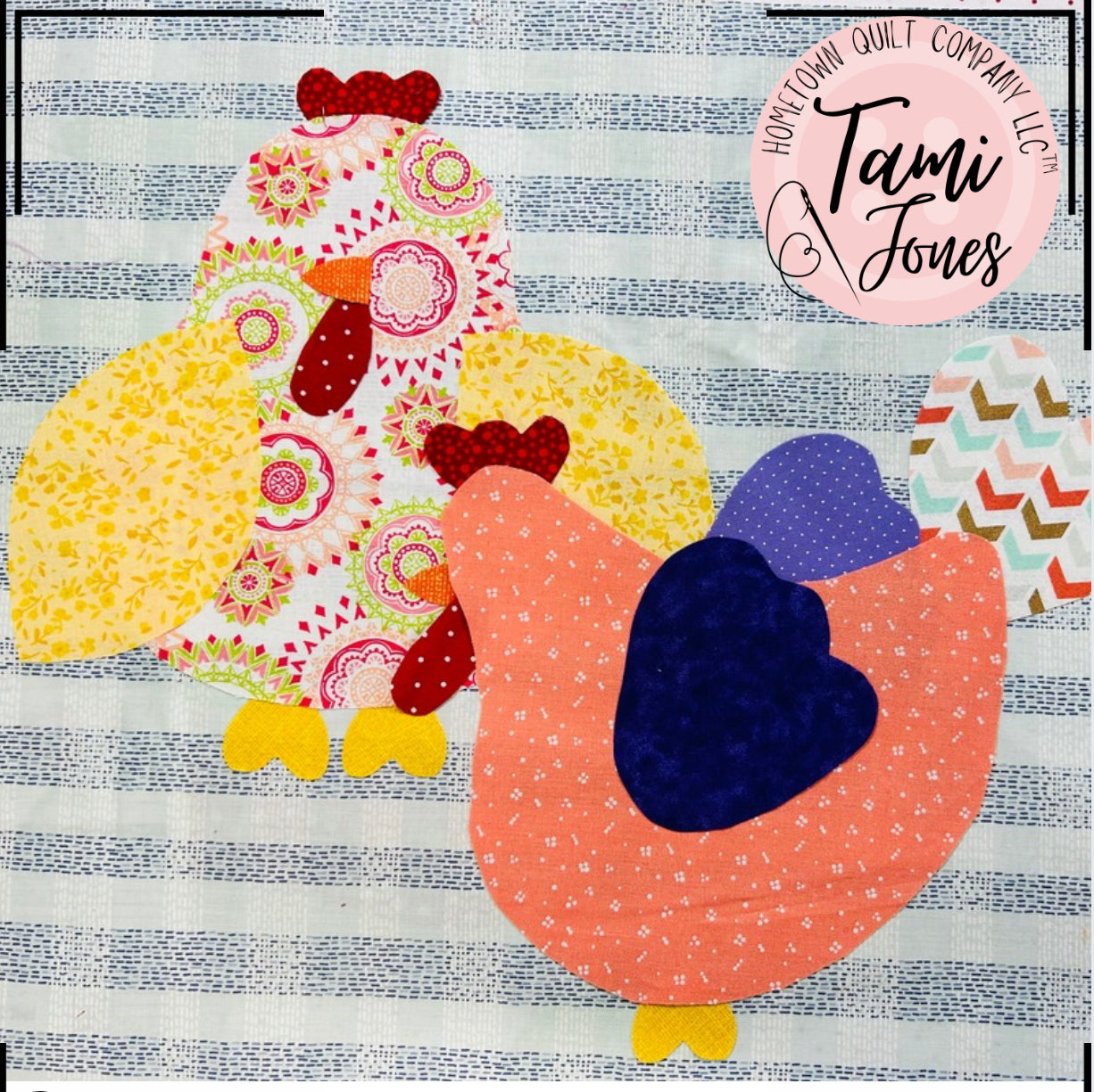 Chicken Twelve Appliqué