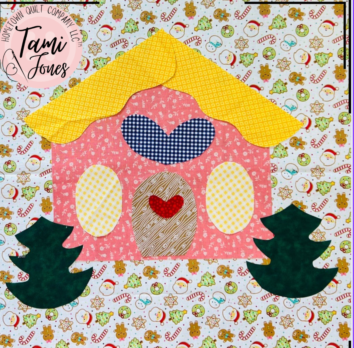 Gingerbread House Four Template