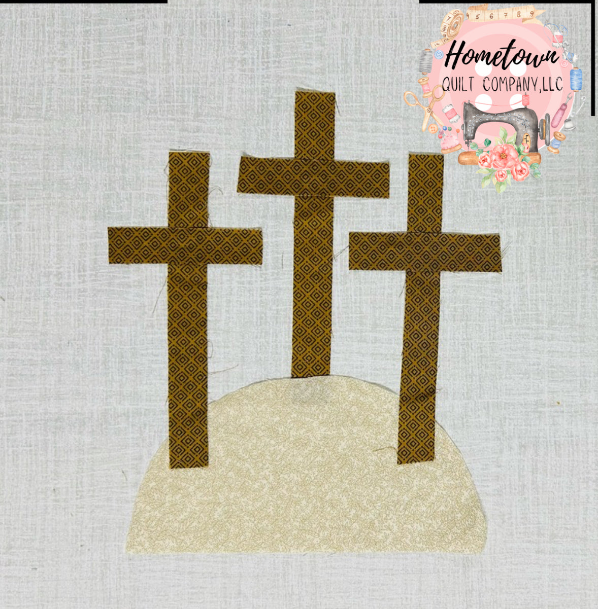 Cross Block Applique