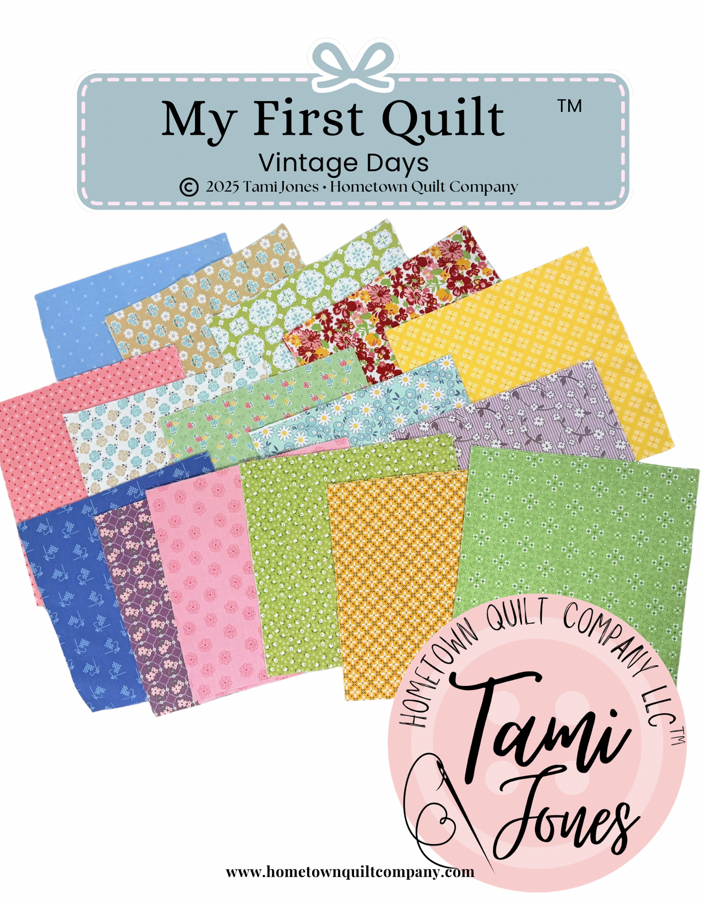 66x86 inch My First Quilt • Vintage Days