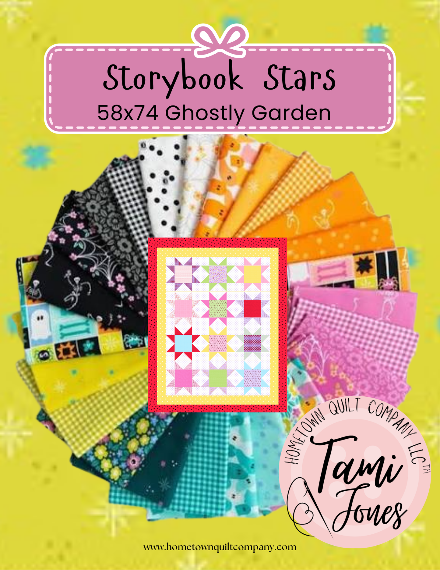 58x74 inch Storybook Stars • Ghostly Garden