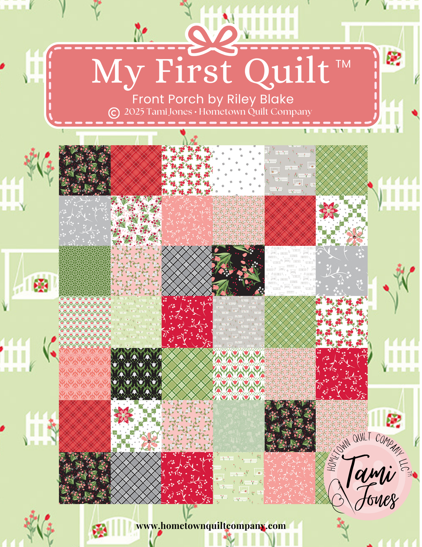 66x86 inch My First Quilt • Front Porch