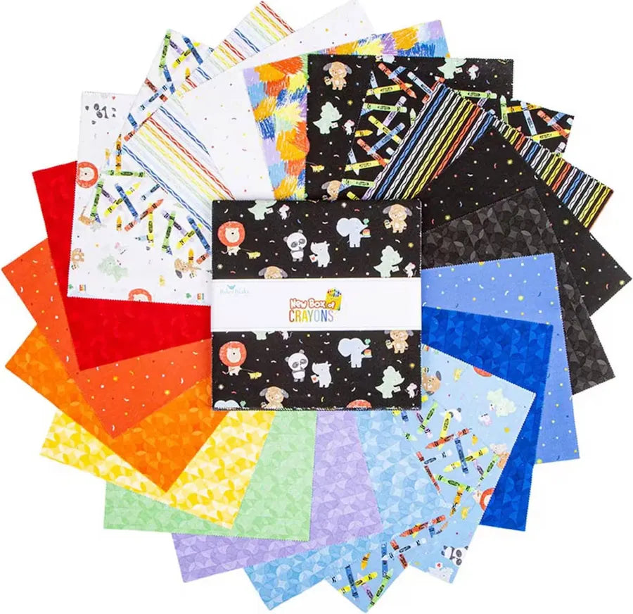 66x86 inch My First Quilt • New Box of Crayons