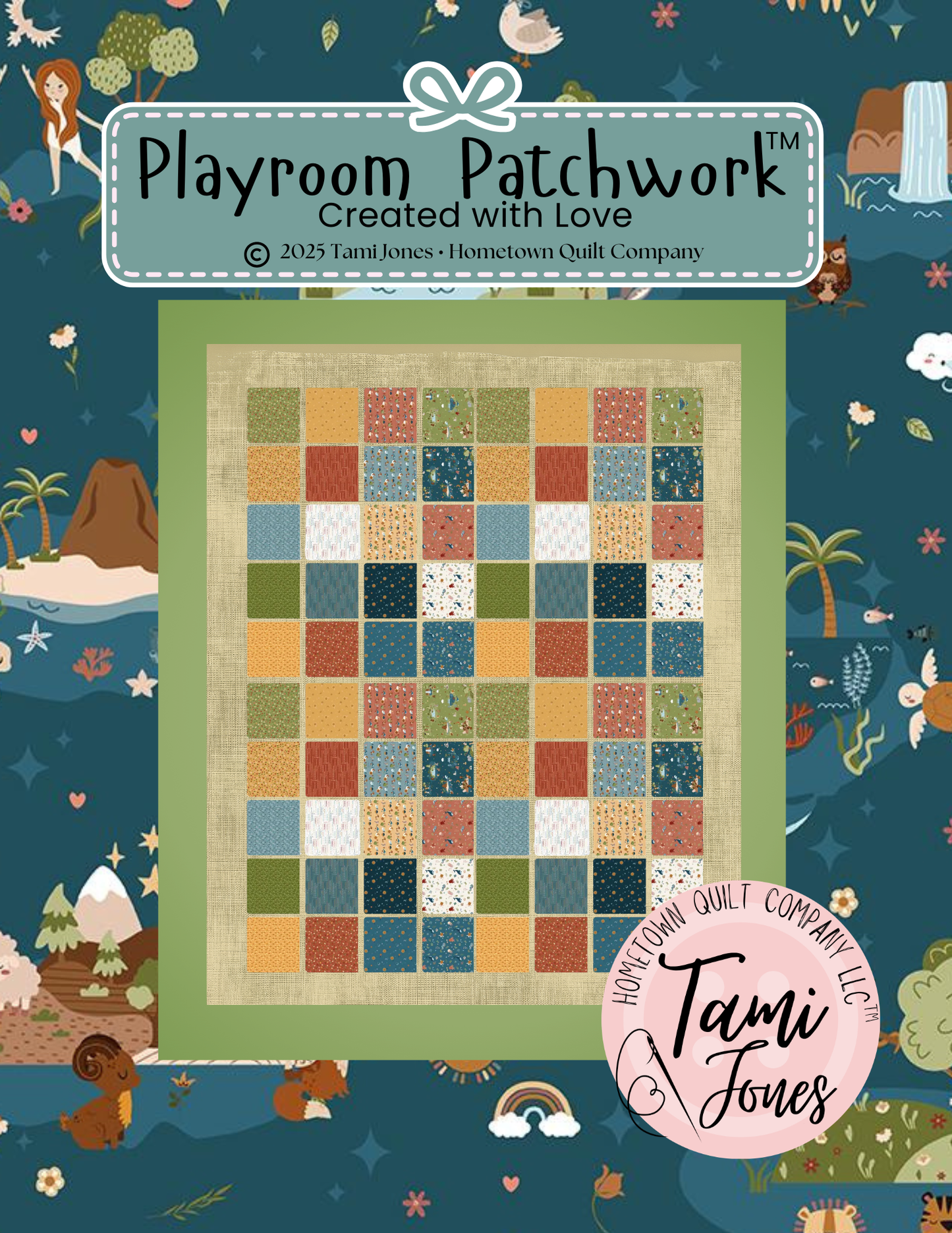 56x64 inch Playroom Patchwork • Created with Love