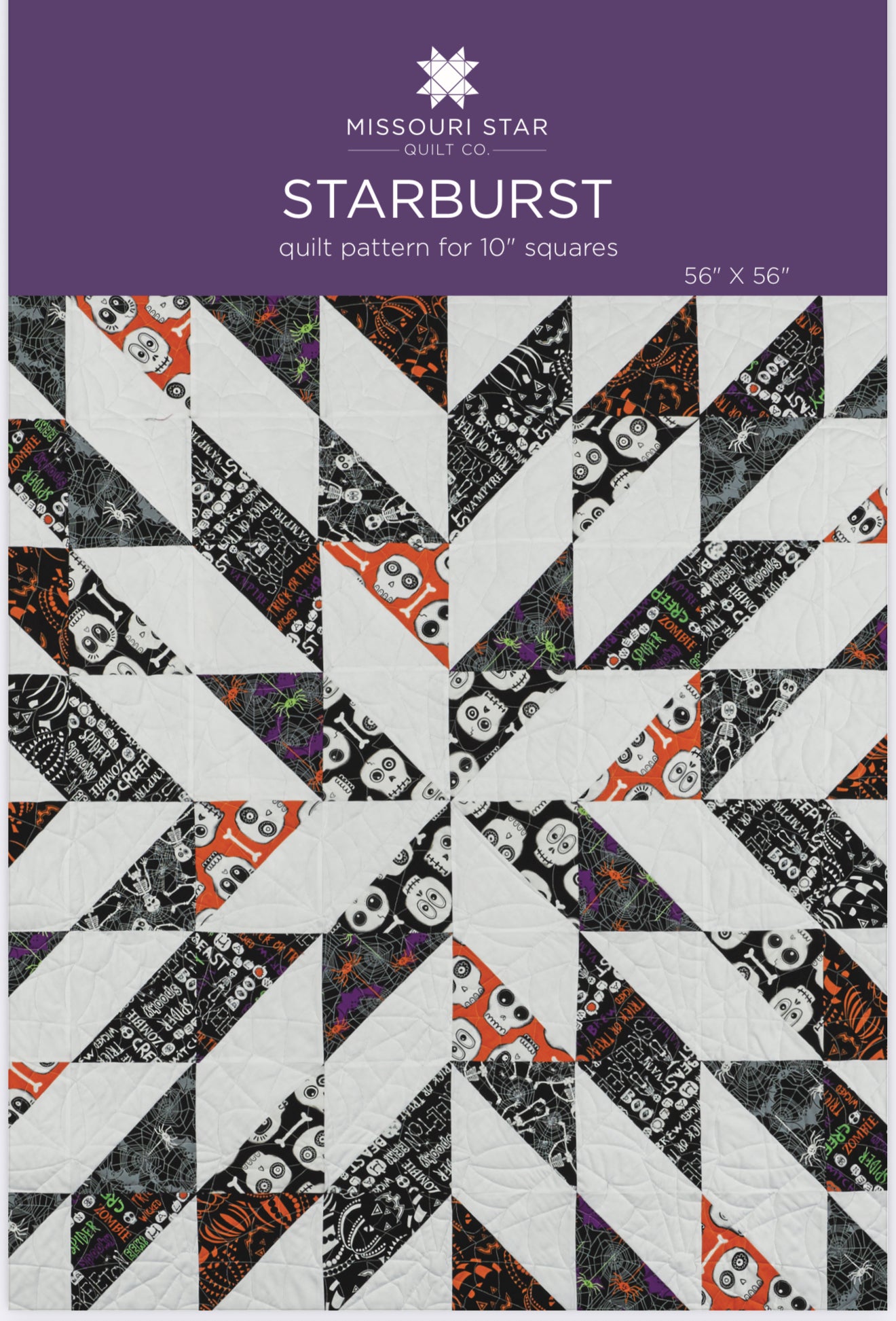 56x56 inch Starburst Quilt Kit • Love Notes