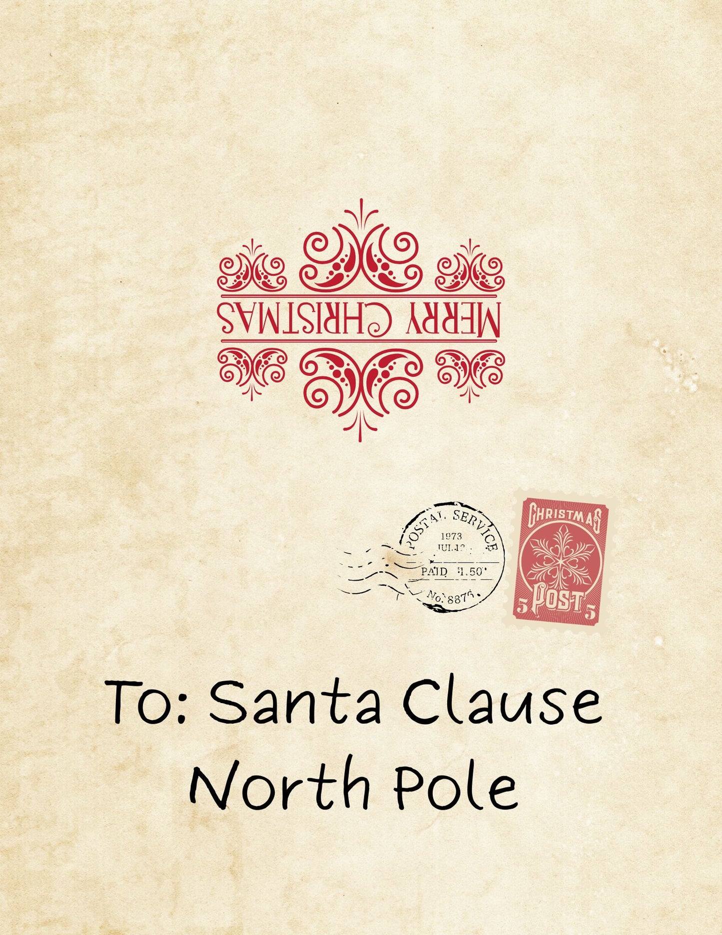 Santa Claus Envelope