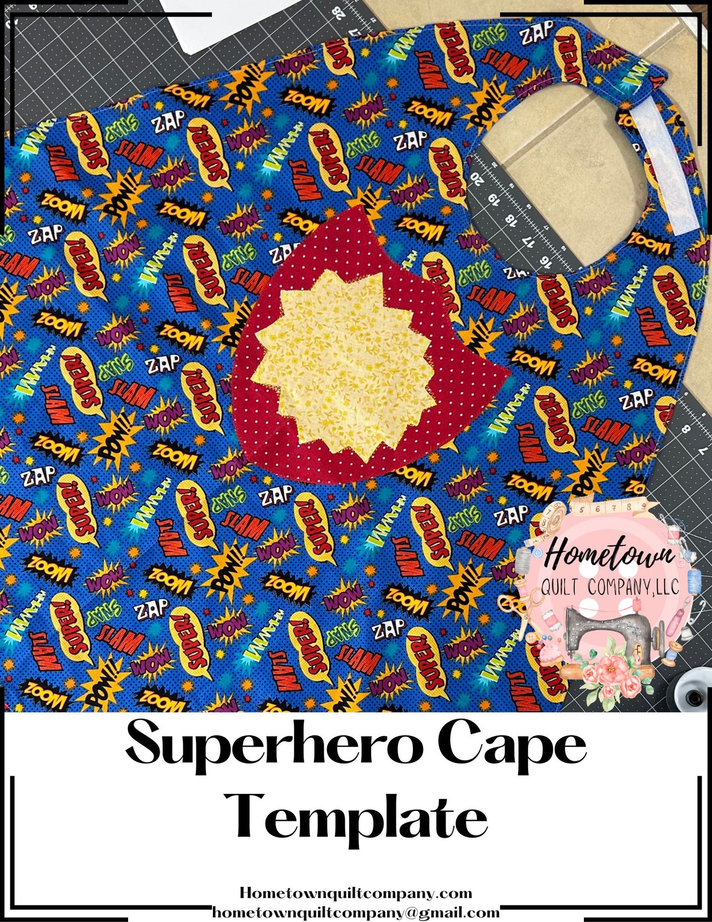 Superhero Cape Template
