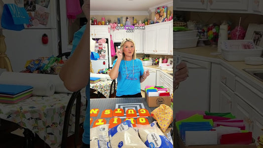 DIY Felt + Iron-on Signs for our Pretend Play Banners