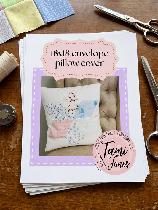 18x18 Envelope Pillow Cover Printed Pattern