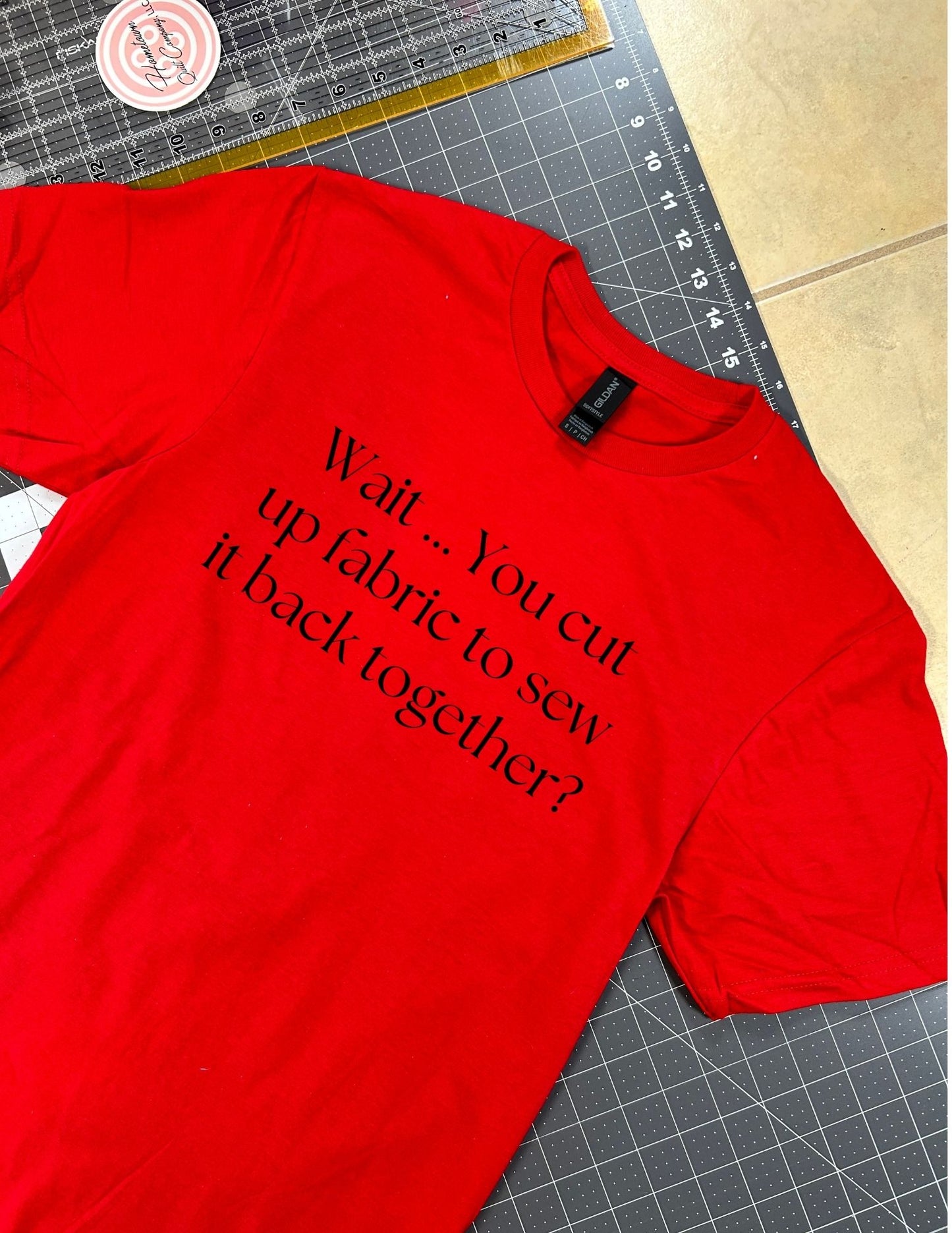 Wait... You cut up fabric to sew it back together?