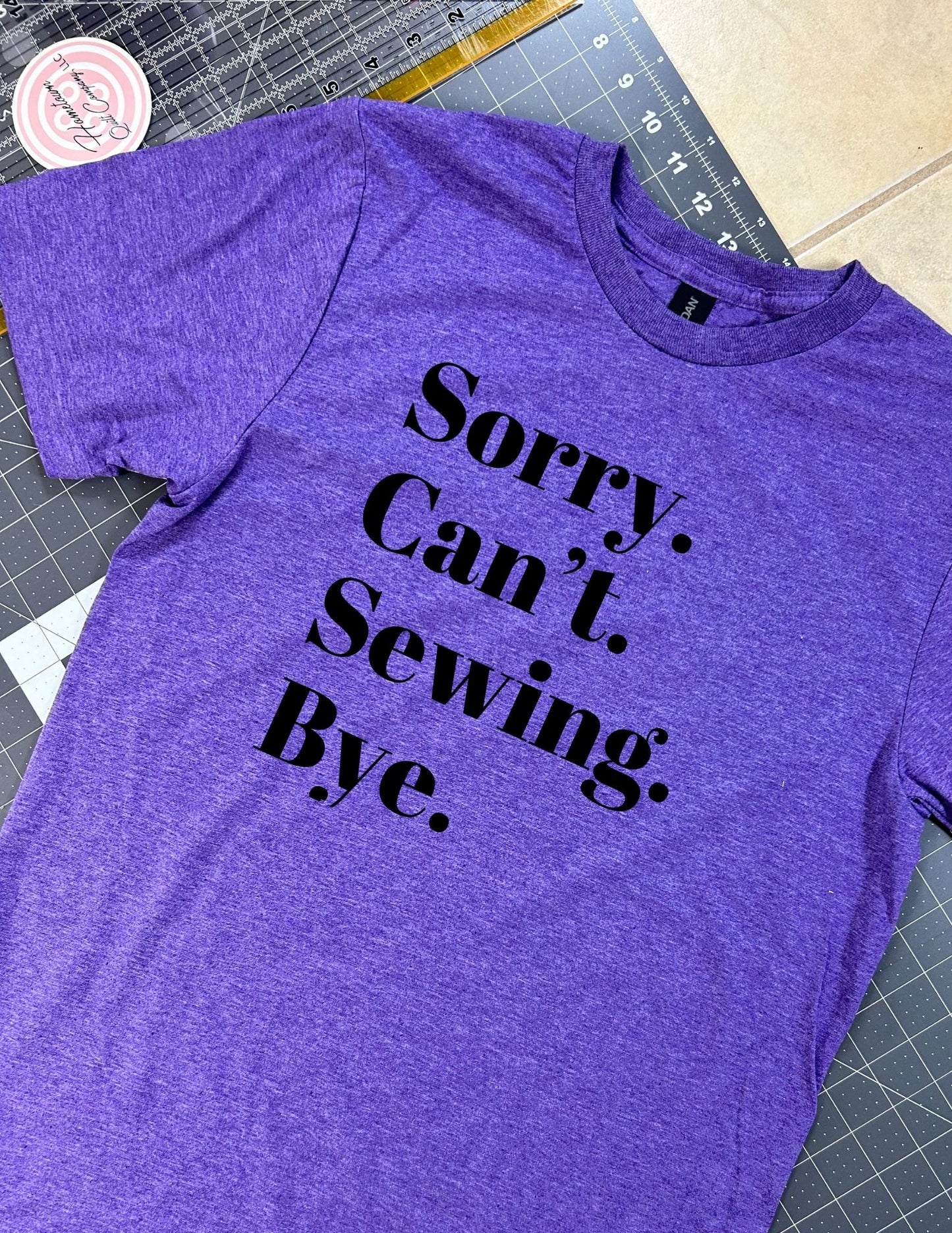Sorry. Can't. Sewing. Bye.