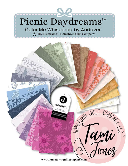 50x60 inch Rag Quilt Kit  • Color Me Whispered