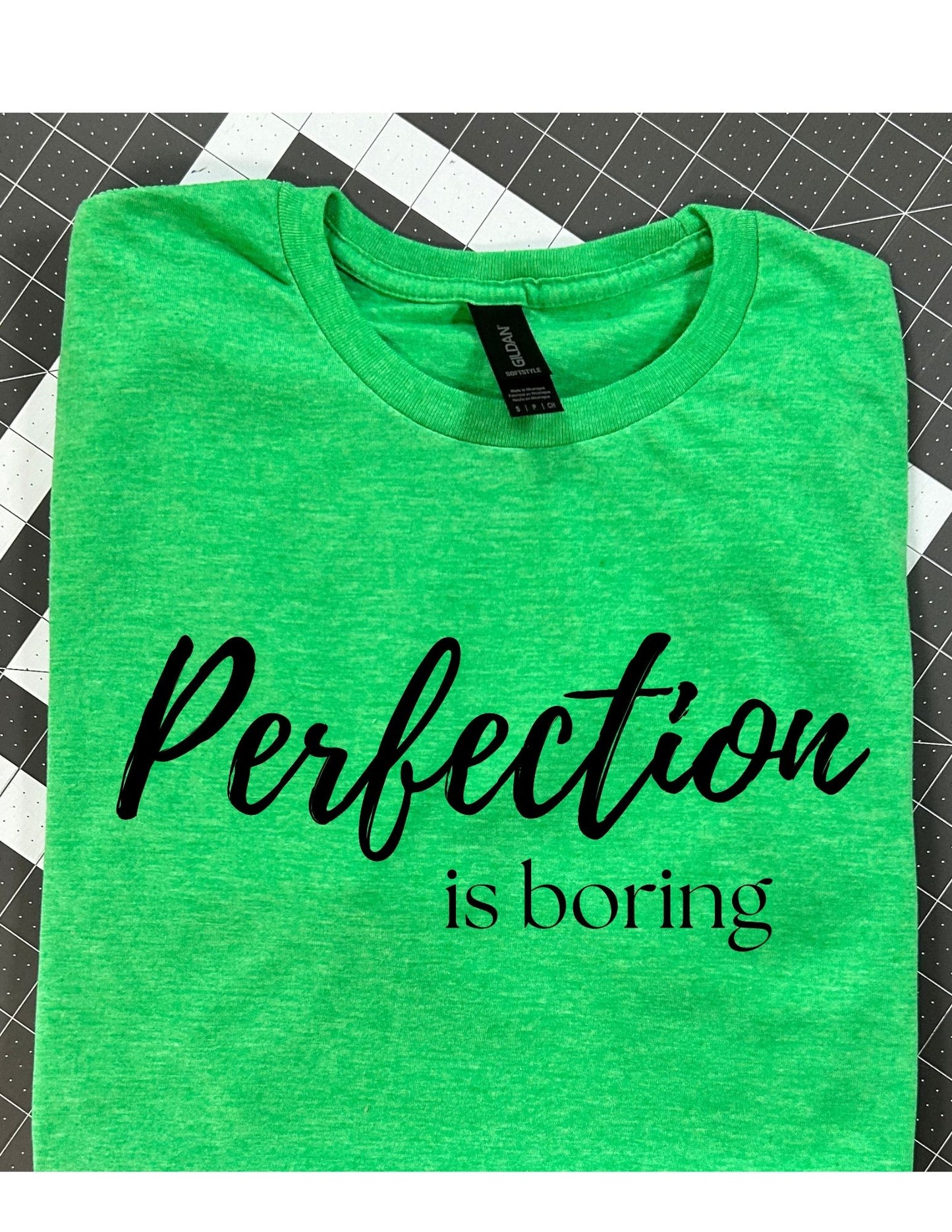 Perfection is boring