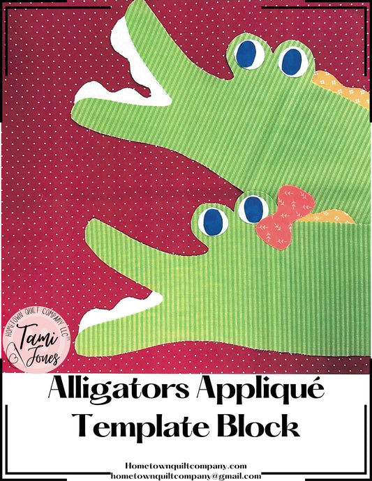 Alligators Appliqué Pattern