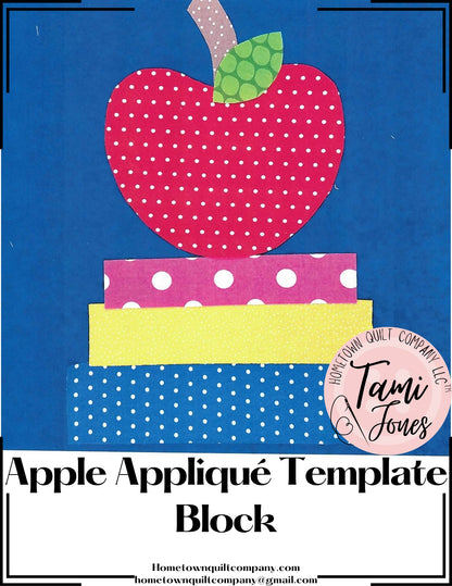 School Appliqué Template Set Printed