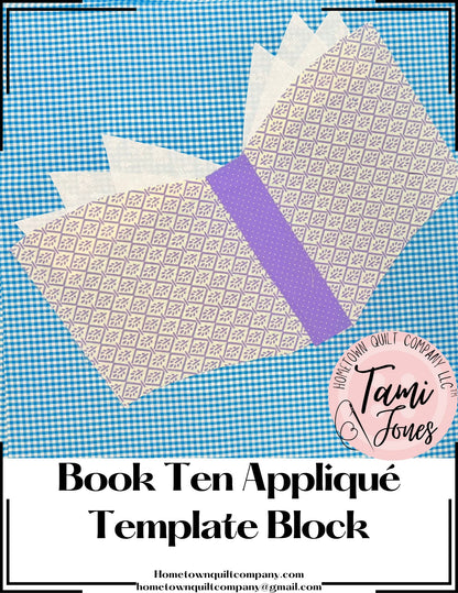Books Applique Set