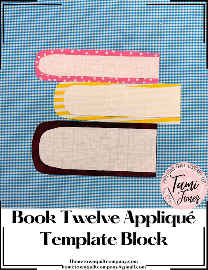 Books Applique Set