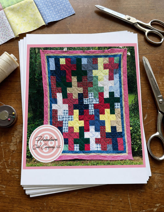Cross Quilt Printed Pattern