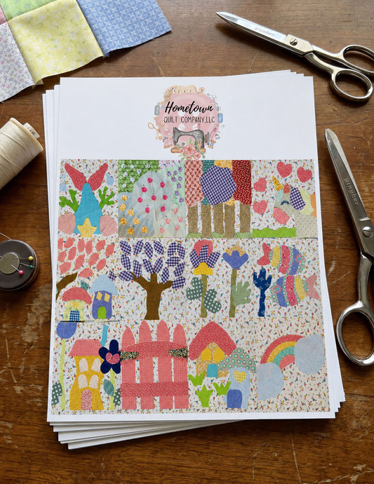 Fairytale Appliqué Template Set Printed