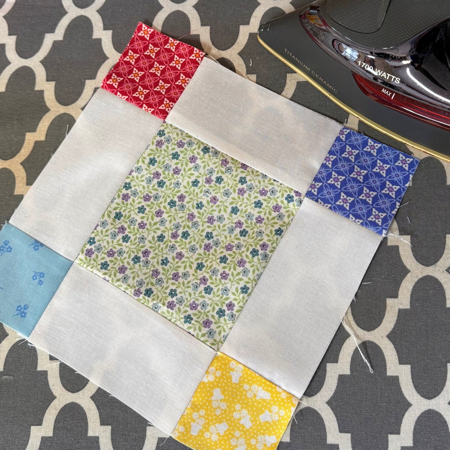 Garden Hopscotch Quilt Printed Pattern