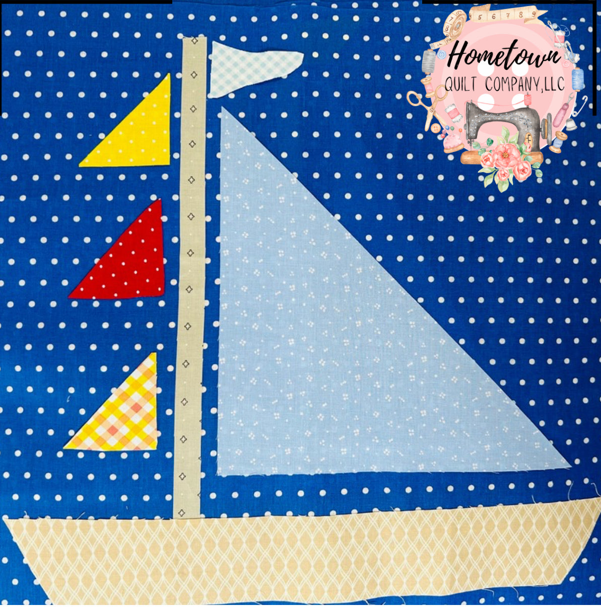 Sailboat Eight Block Template
