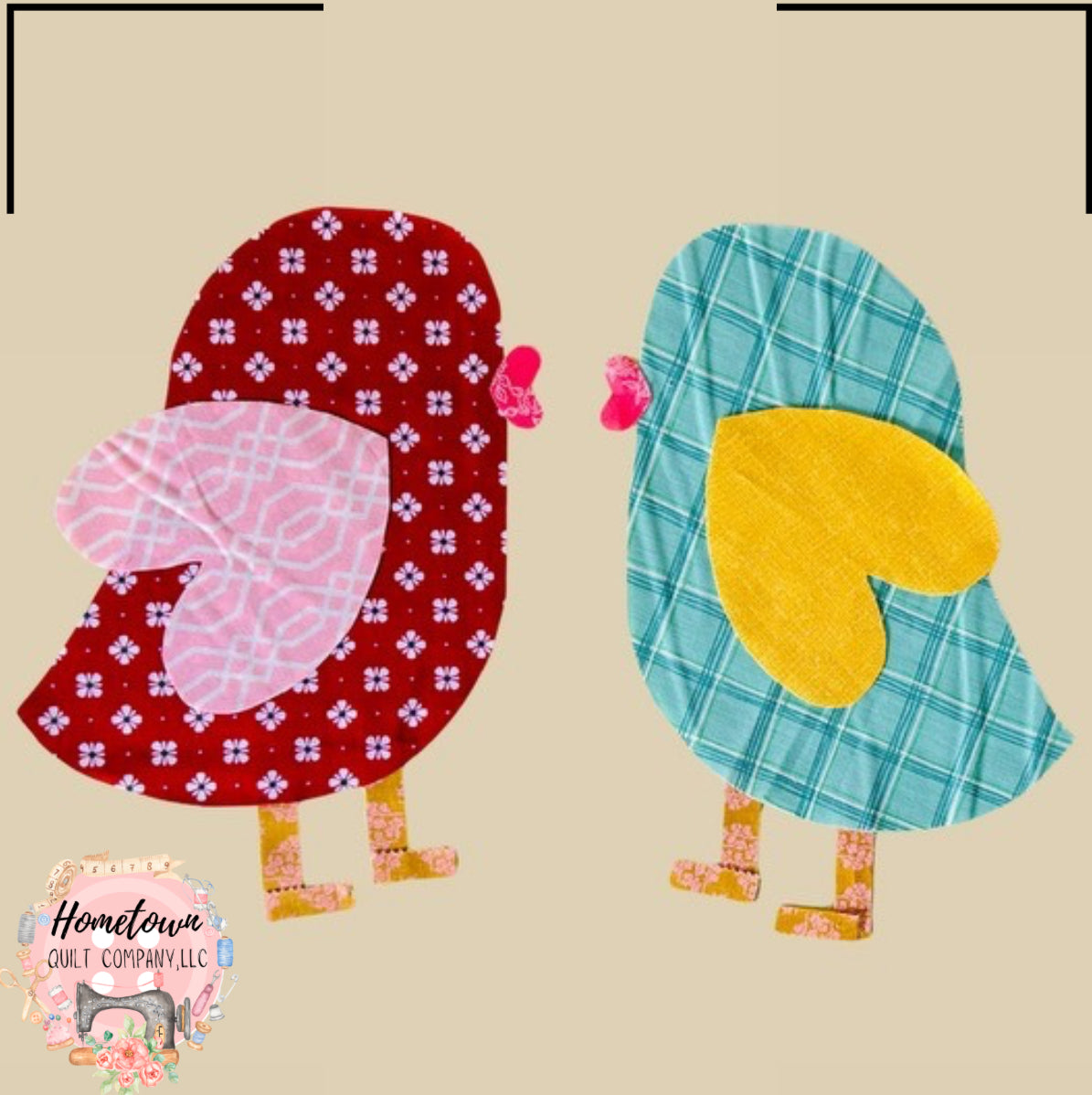 Garden Birds Block Template