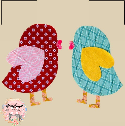 Garden Birds Block Template