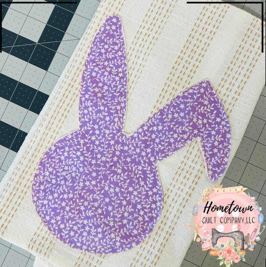 Bunny Towel Template