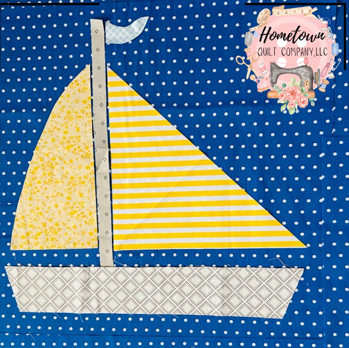 Sailboat Four Appliqué