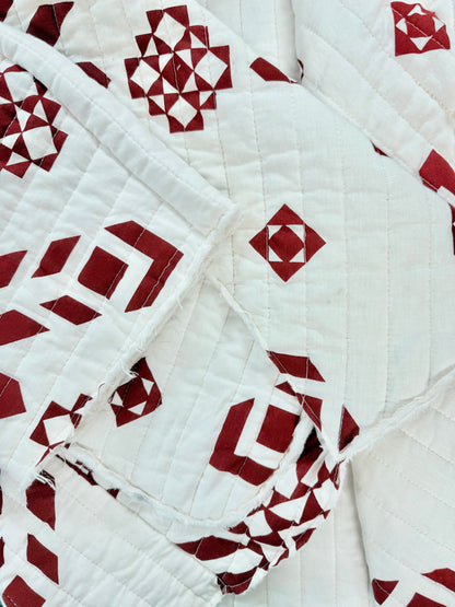 Raw Edge Quilt Coat