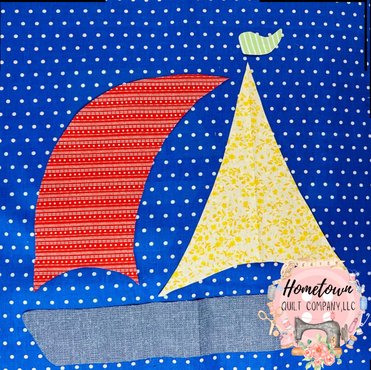 Sailboat Twelve Block Template