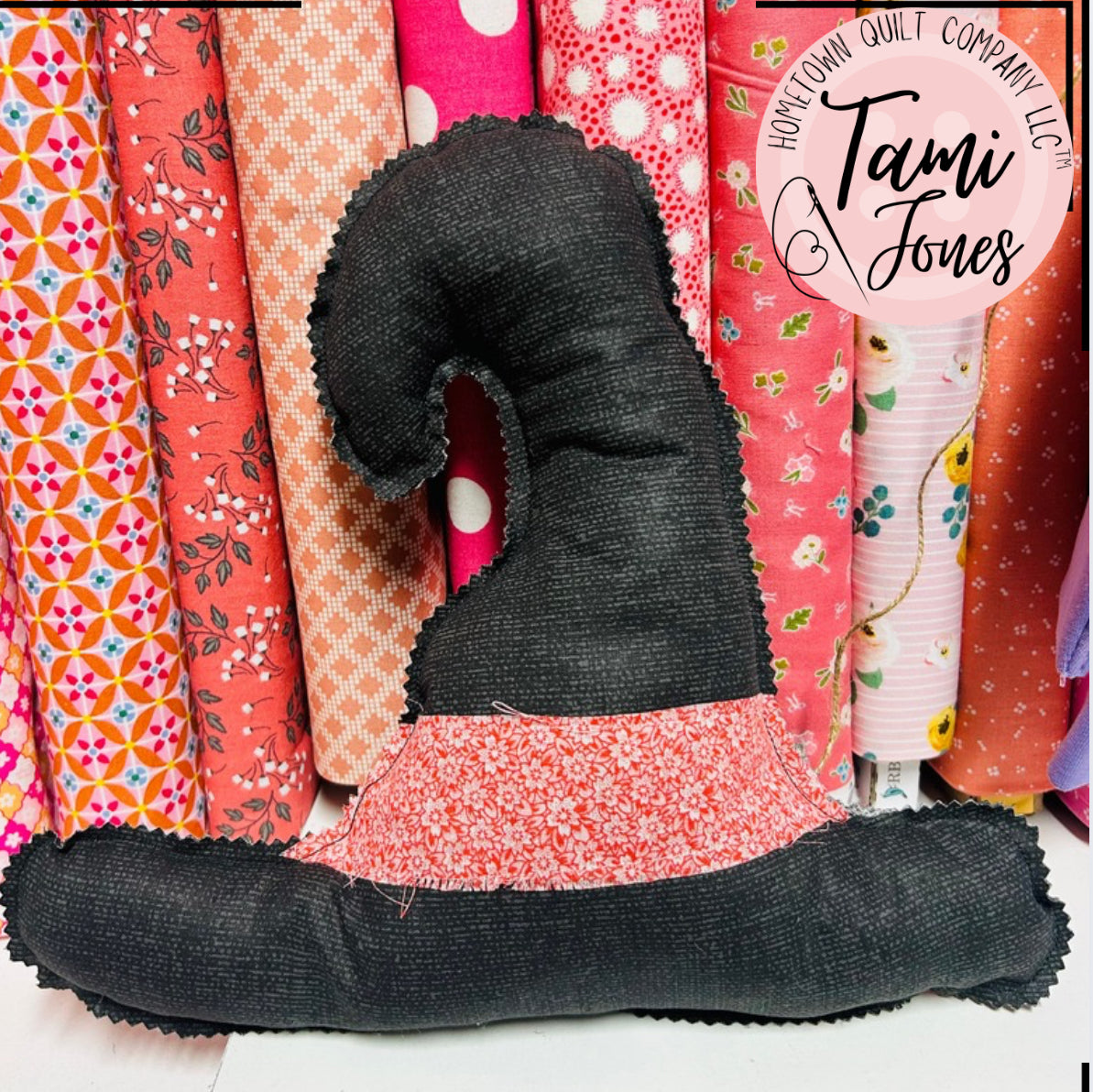Witch Hat and Pillow Stuffie Template