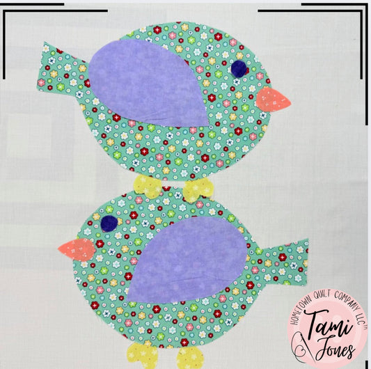 Bird Twelve Appliqué