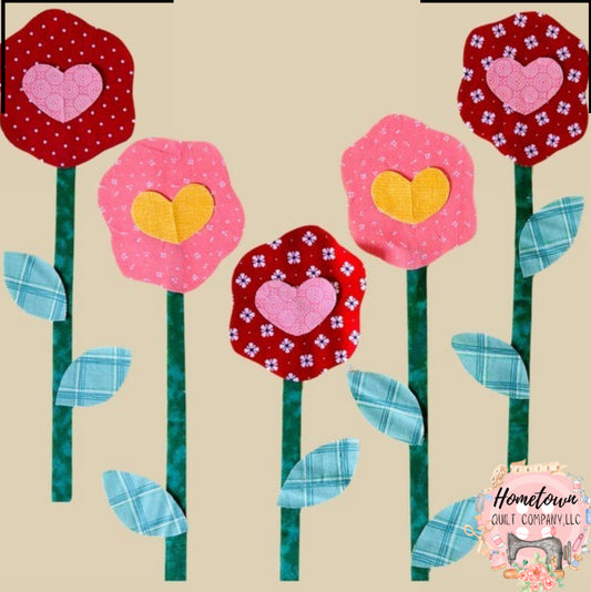 Garden Flowers Block Template