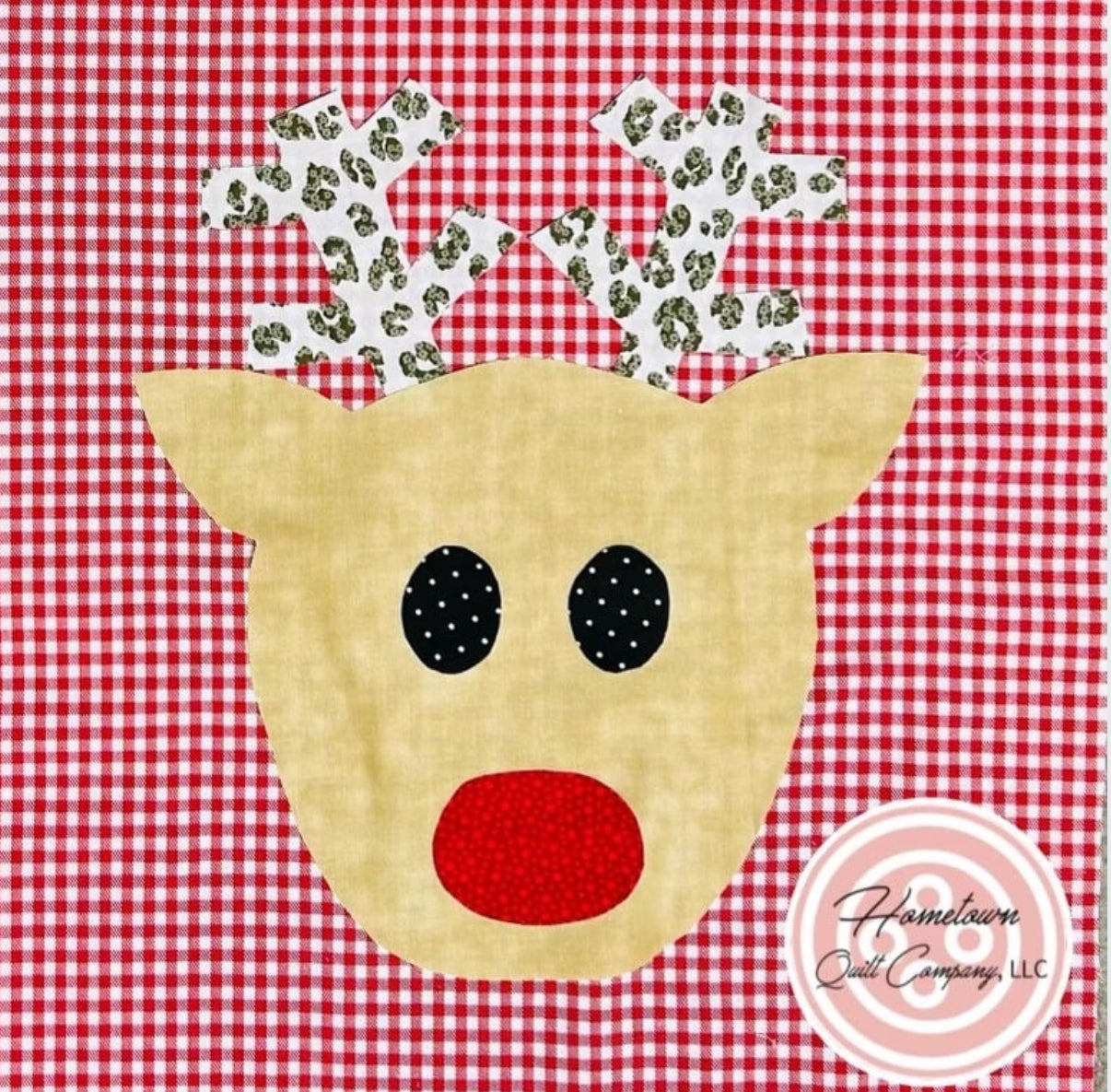 Reindeer Appliqué Pattern