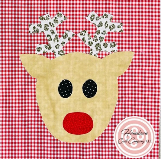 Reindeer Appliqué Pattern