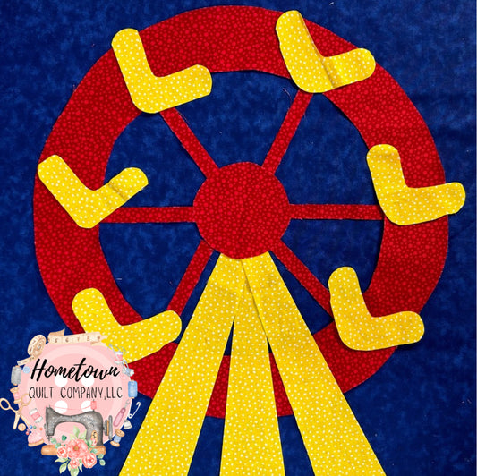 Ferris Wheel Appliqué Pattern
